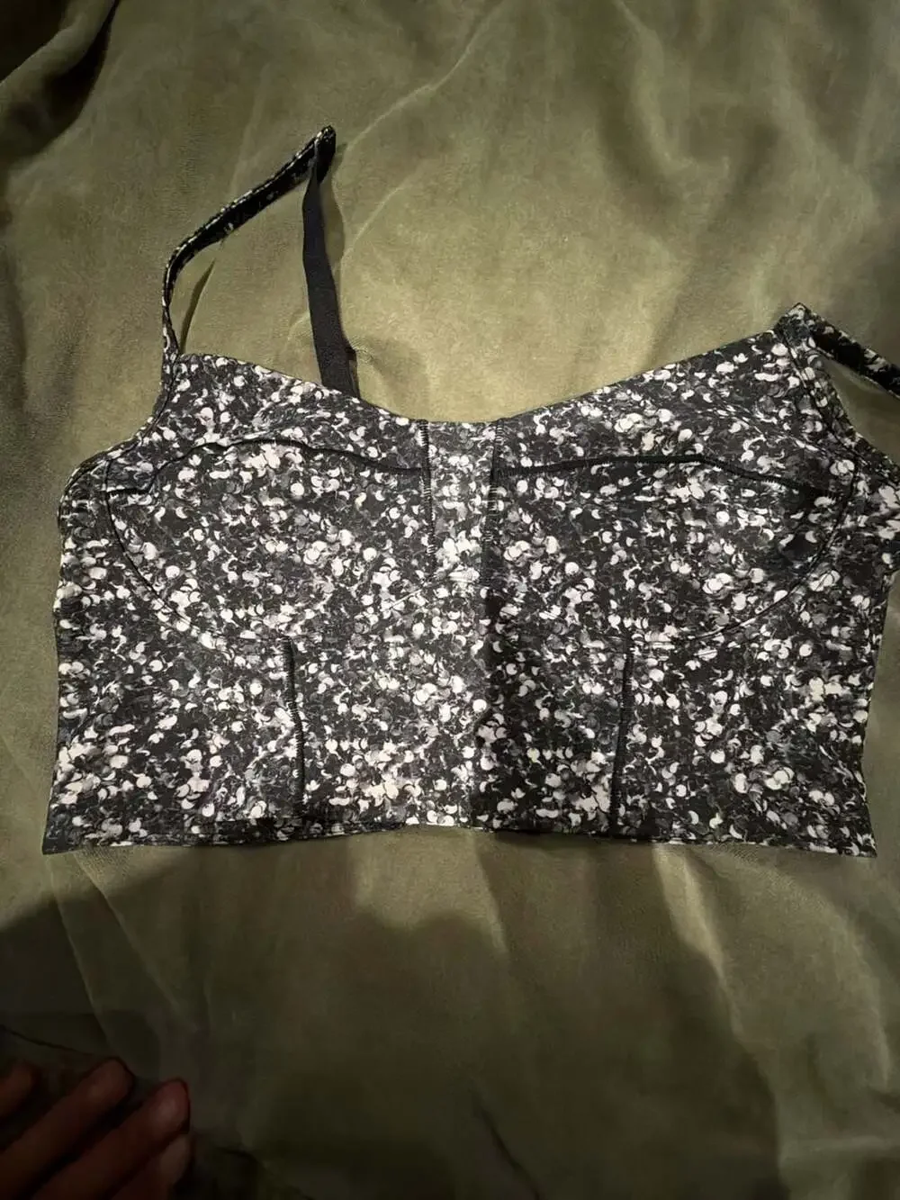 Lululemon Core Set Bra in Black/White Print